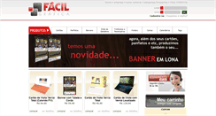 Desktop Screenshot of facilgrafica.com.br